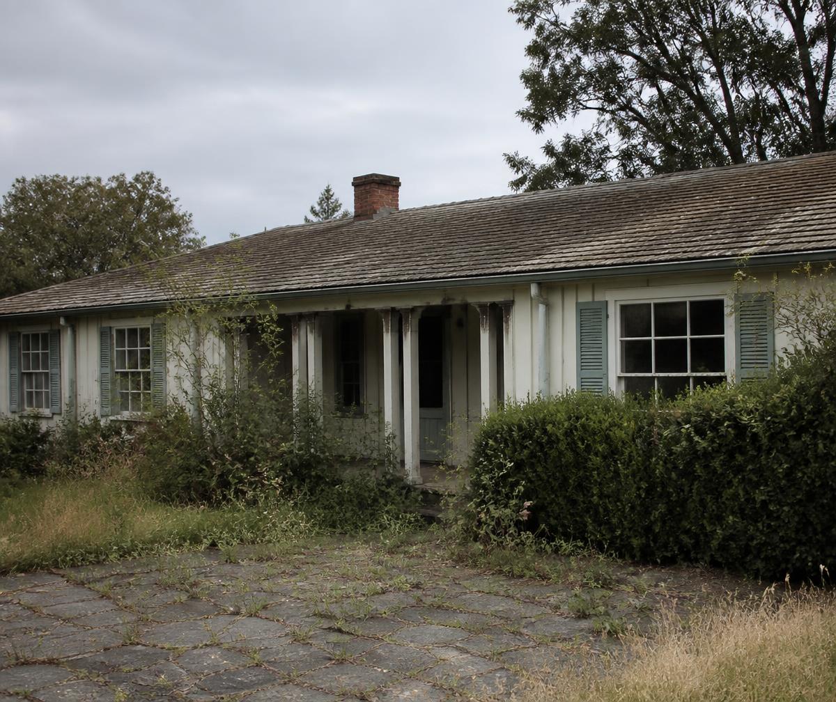 Older home in need of repairs, the kind QuickLine buys as-is